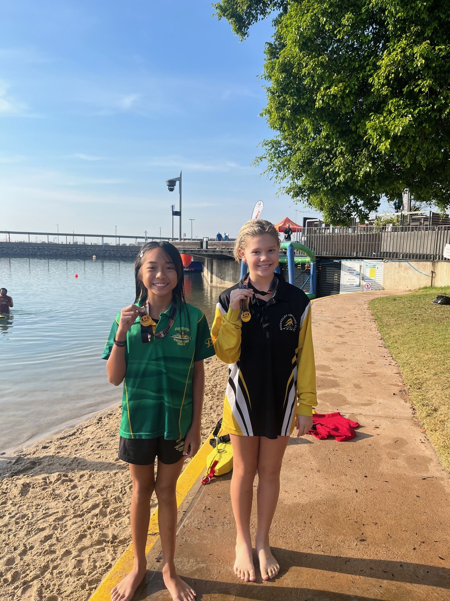 Asha and Jel Open Water