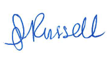 Leigh Russell Signature